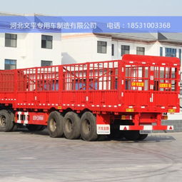 專用掛車半掛車汽車制造廠 骨架半掛車 倉欄式13米半掛